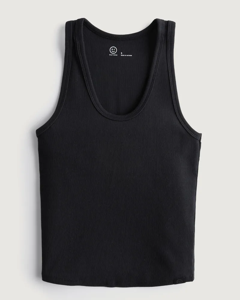 Hollister Gilly Hicks Active Essentials Ribbed Cotton Tank