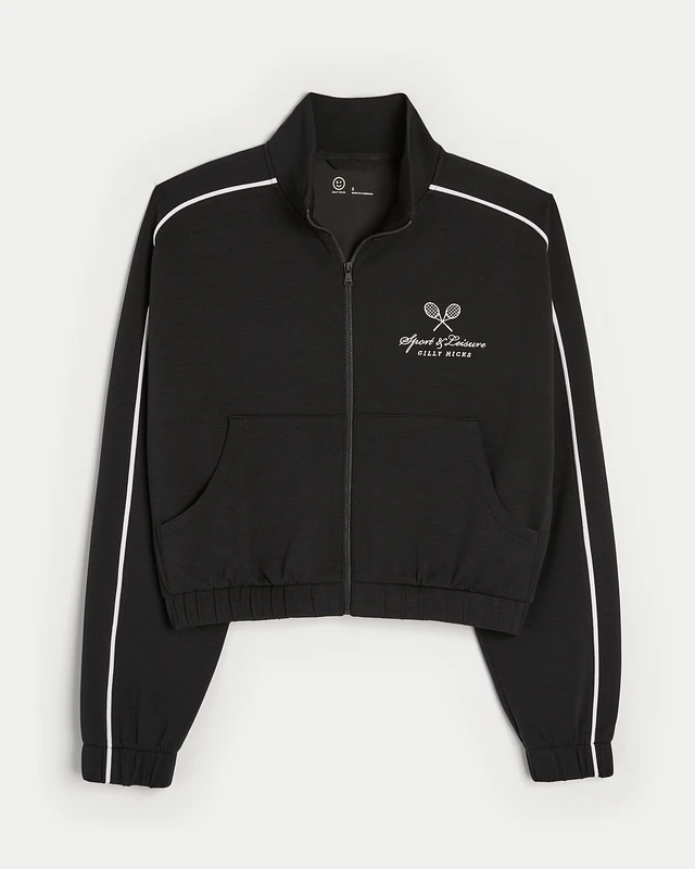 Hol Gilly Hicks Active Cooldown Crop Track Jacket | Arden Fair