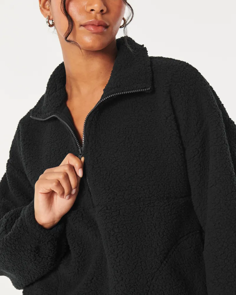 Hollister discount quarter zip