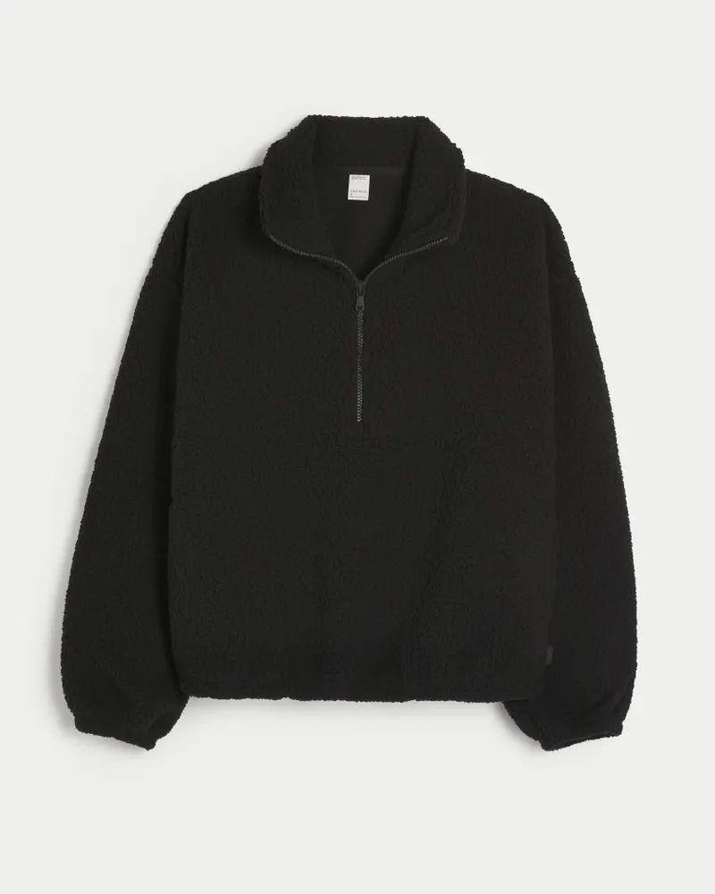 Quarter zip pullover hollister hotsell