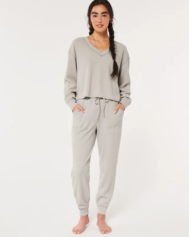 Gilly hicks waffle joggers clearance