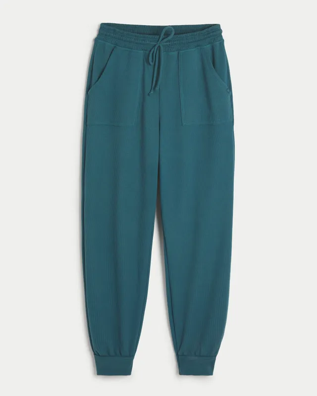Hollister deals waffle joggers