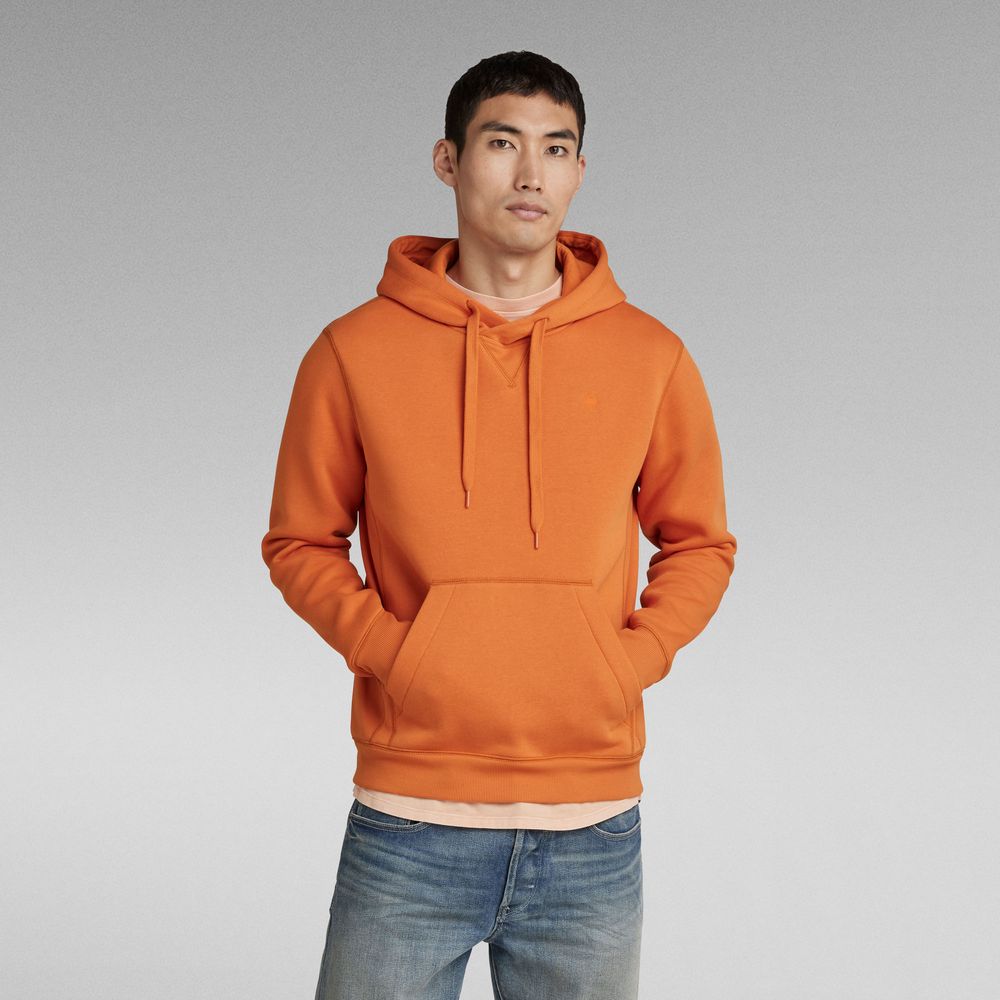 Orange g star hoodie hot sale