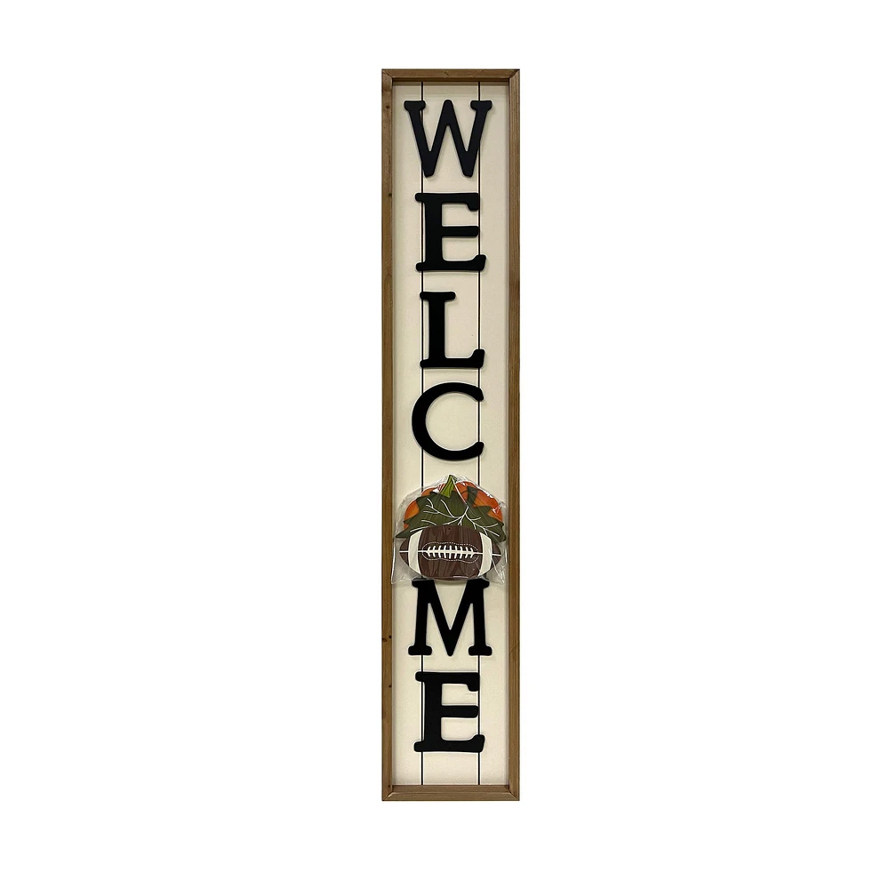 Greeter Signs Fall Ashland 4ft. Fall Welcome Door Greeter with Interchangeable Icons by ...