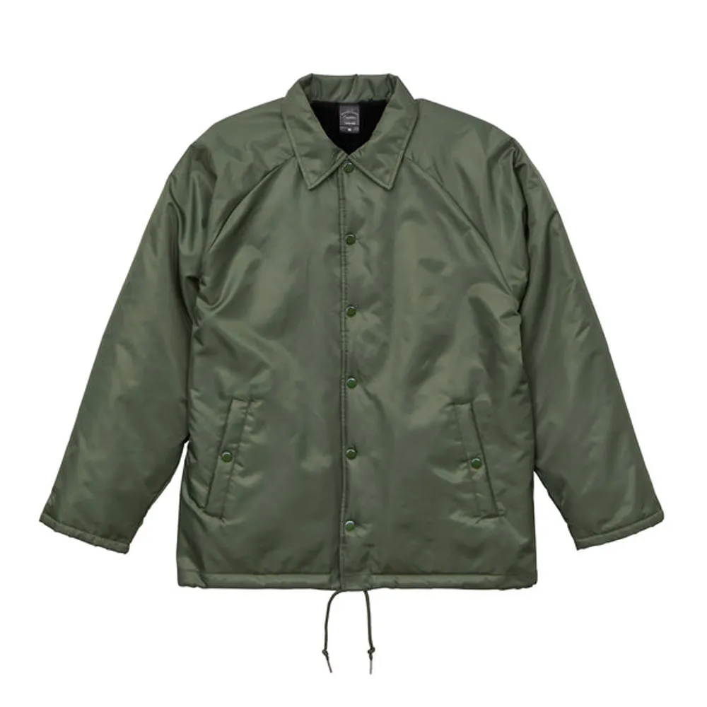 Olive green coach jacket new arrivals