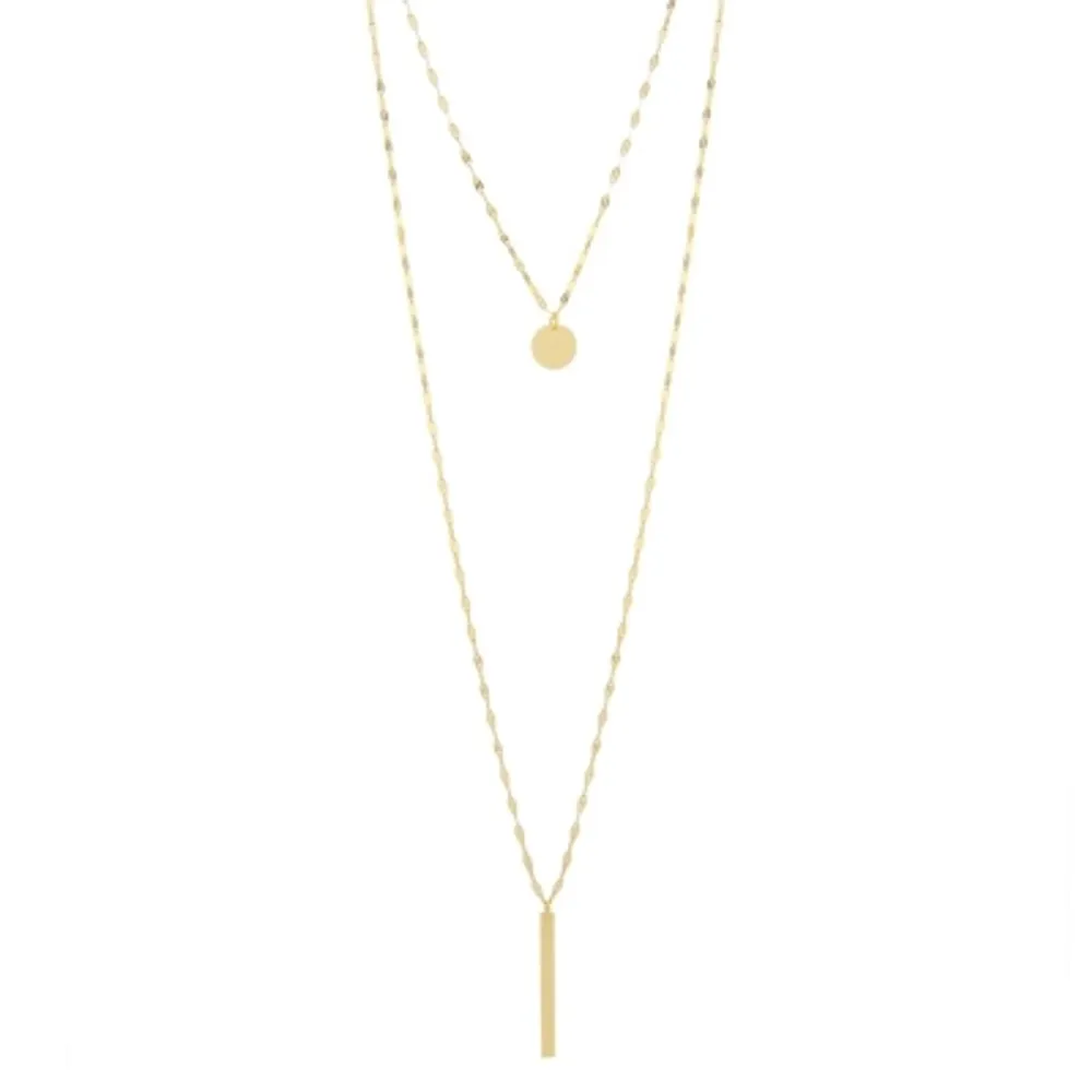 Jcpenney hot sale gold necklace