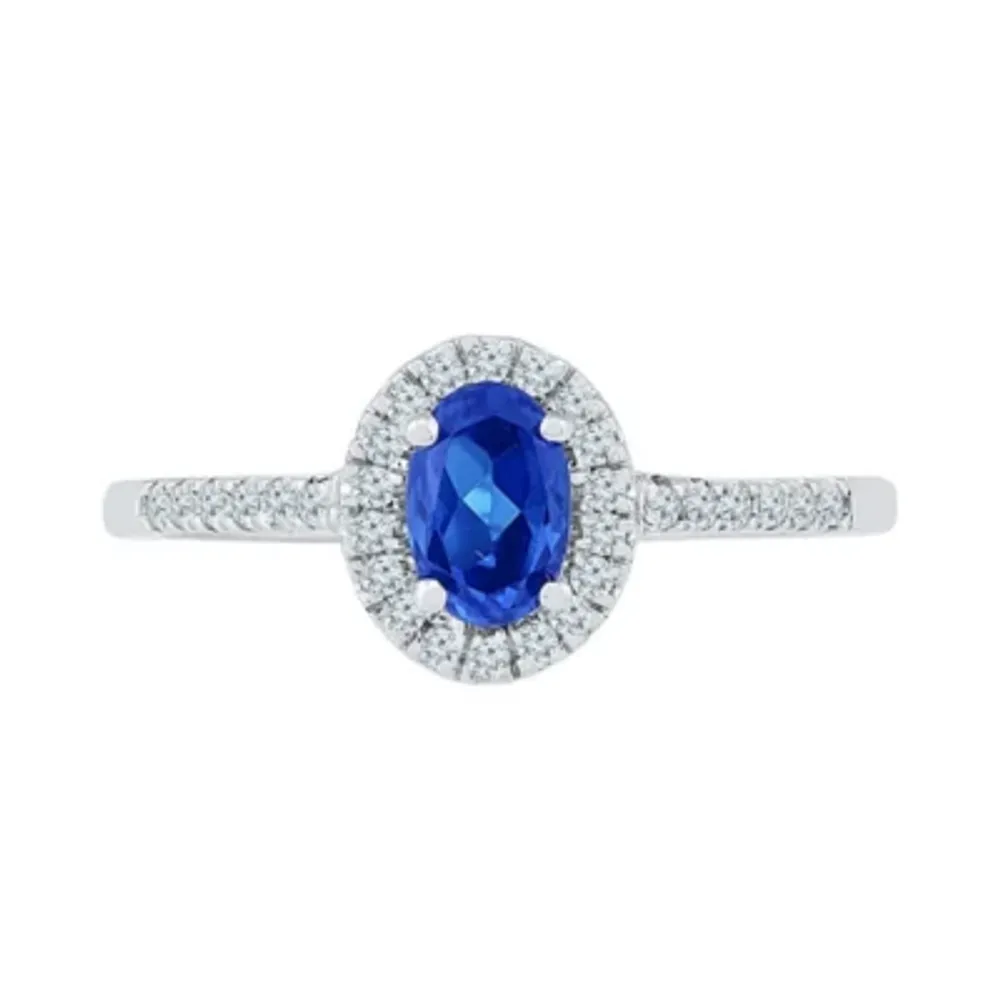 Jcpenney blue hot sale sapphire ring