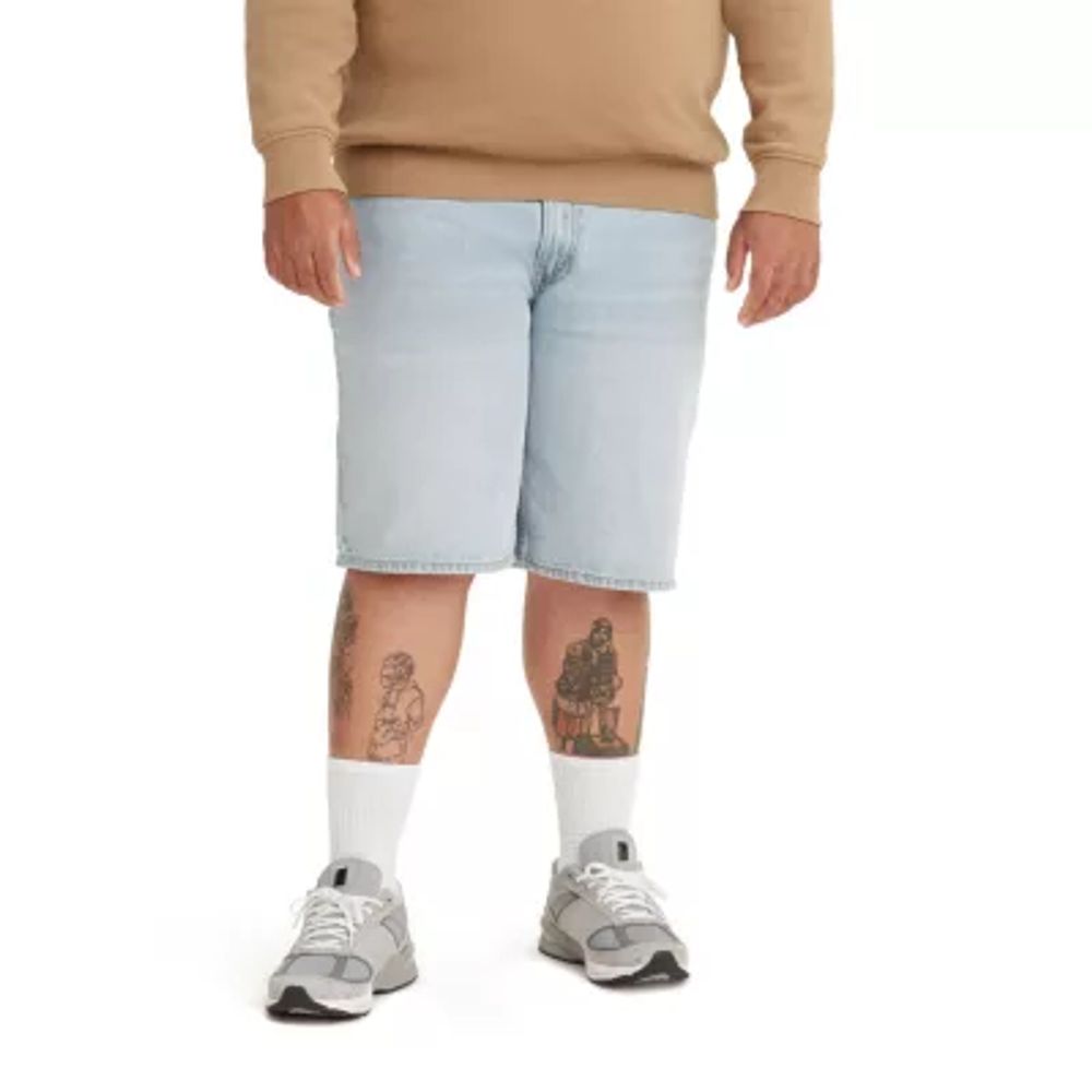 Big and tall sales mens denim shorts