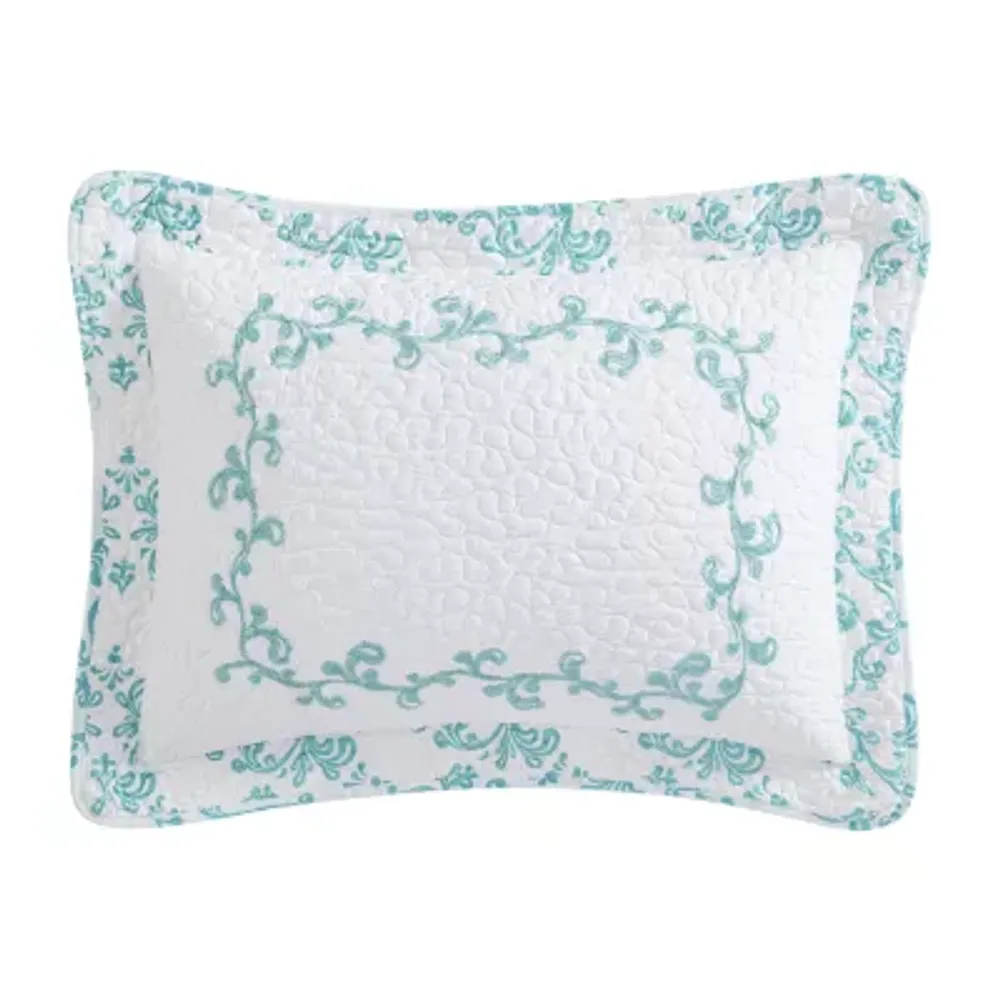 Beatrice Home Fashions Mafalda Embroidered Pillow Sham