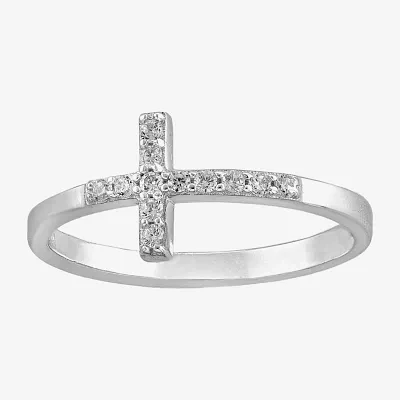 Silver Treasures Sterling Cross Band | Arden Fair