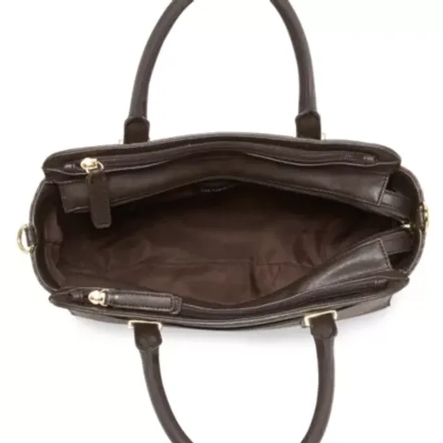 Liz claiborne mini hot sale tuxedo satchel