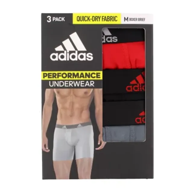 Adidas Performance Mens 3 Pack Boxer Briefs Hamilton Place