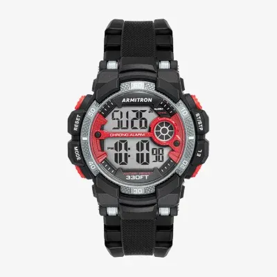 Armitron Mens Digital Black Strap Watch 40 8309grb Pueblo Mall