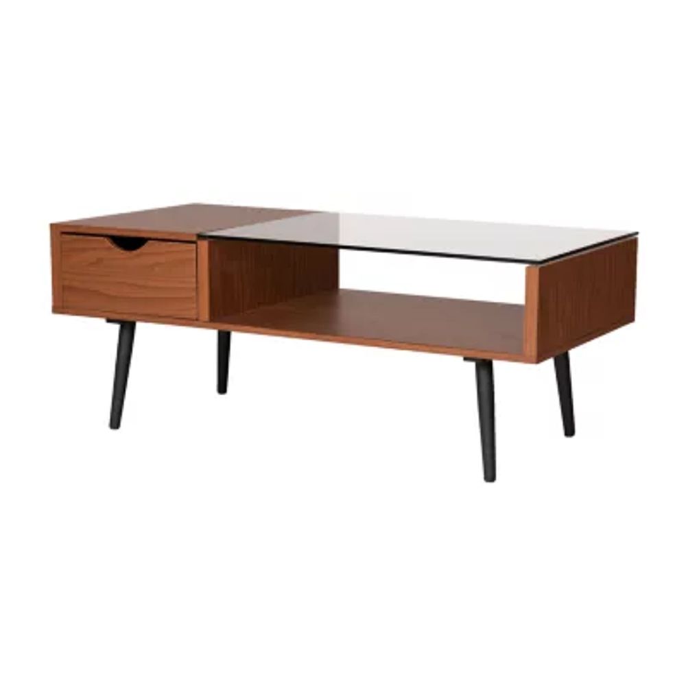 Walker Edison Mid Century Modern Coffee Table | Hamilton Place