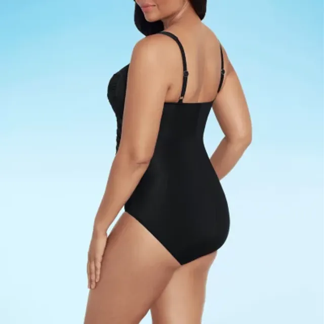 Jcpenney tummy control on sale swimwear