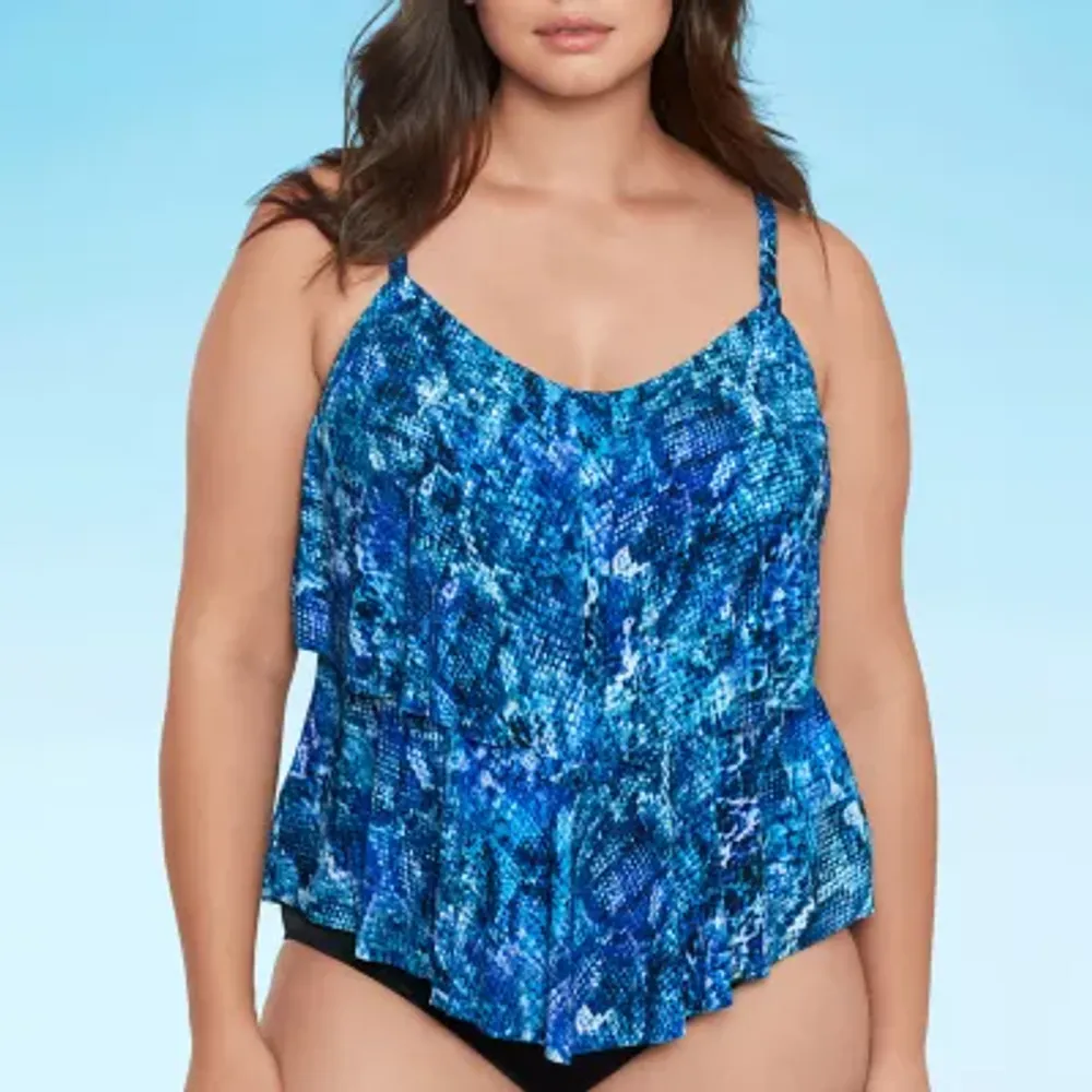 Trimshaper tankini hot sale plus size