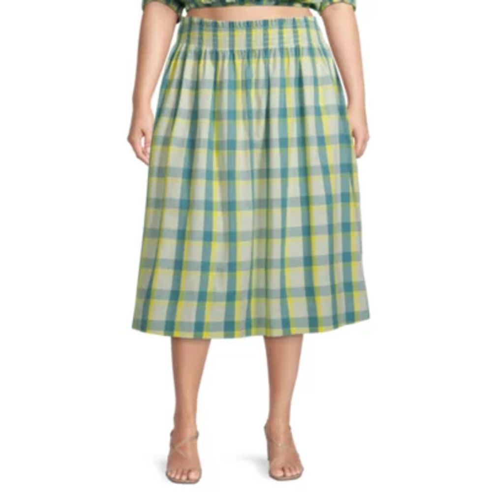 Green skirt outlet jcpenney