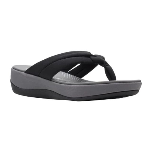 Jcpenney clarks best sale flip flops