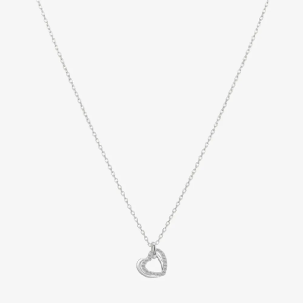 Jcpenney hot sale silver necklace