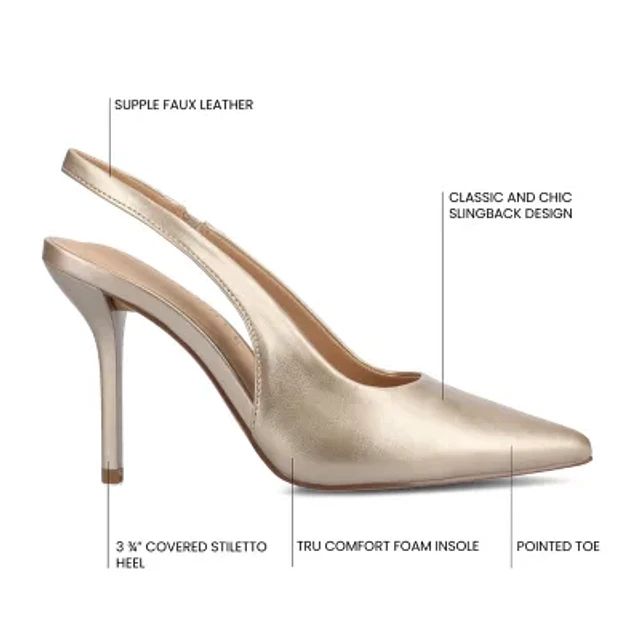 Journee Collection Womens Luela Pointed Toe Stiletto Heel