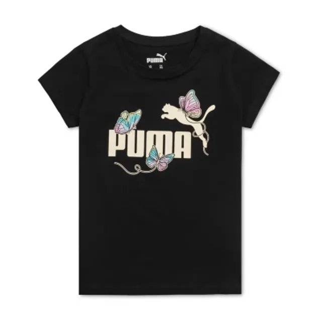 PUMA Big Girls Crew Neck Short Sleeve Graphic T Shirt Westland Mall