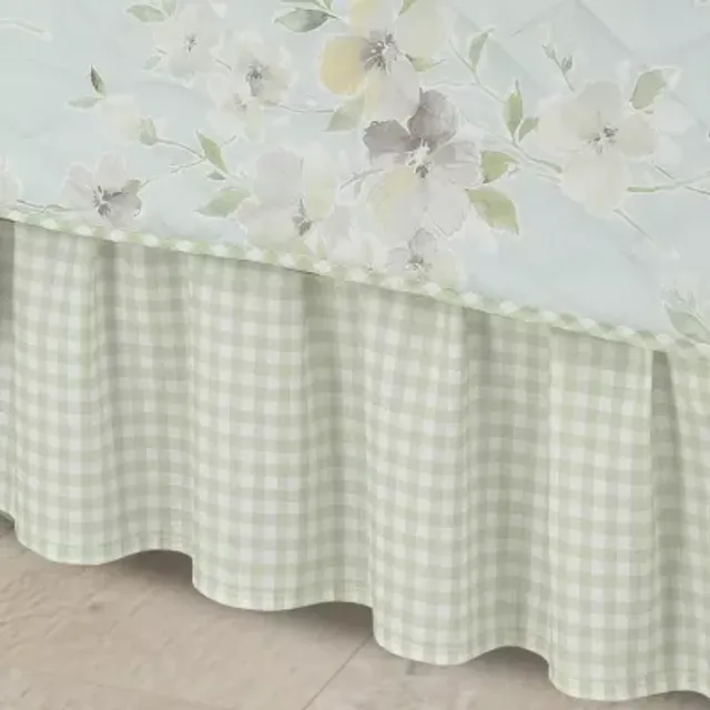 Gingham bed outlet skirt