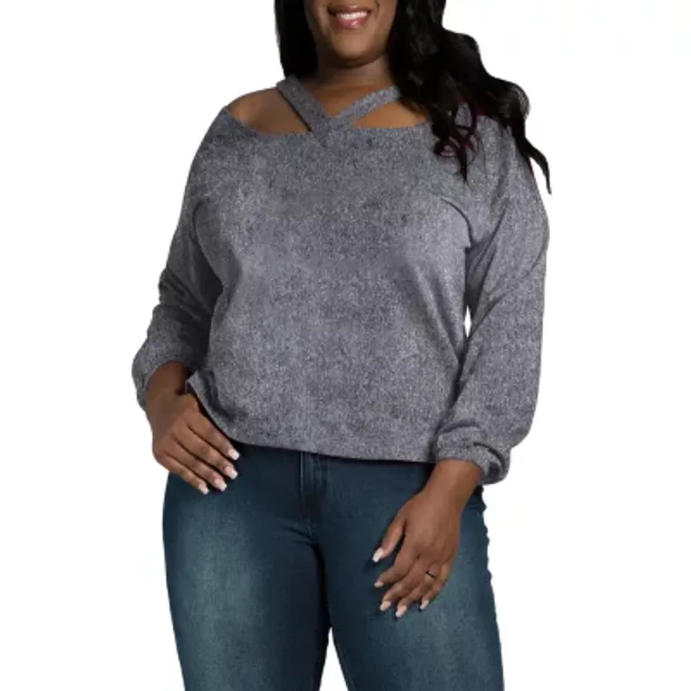 Jcpenney off the shoulder sweater best sale