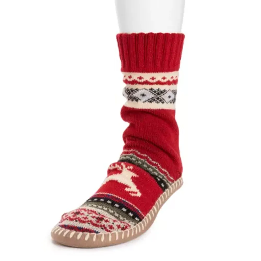 Muk luks men's online bootie slippers