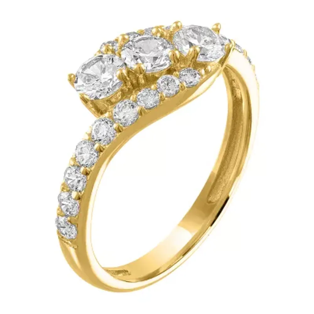 Jcpenney three stone hot sale diamond rings