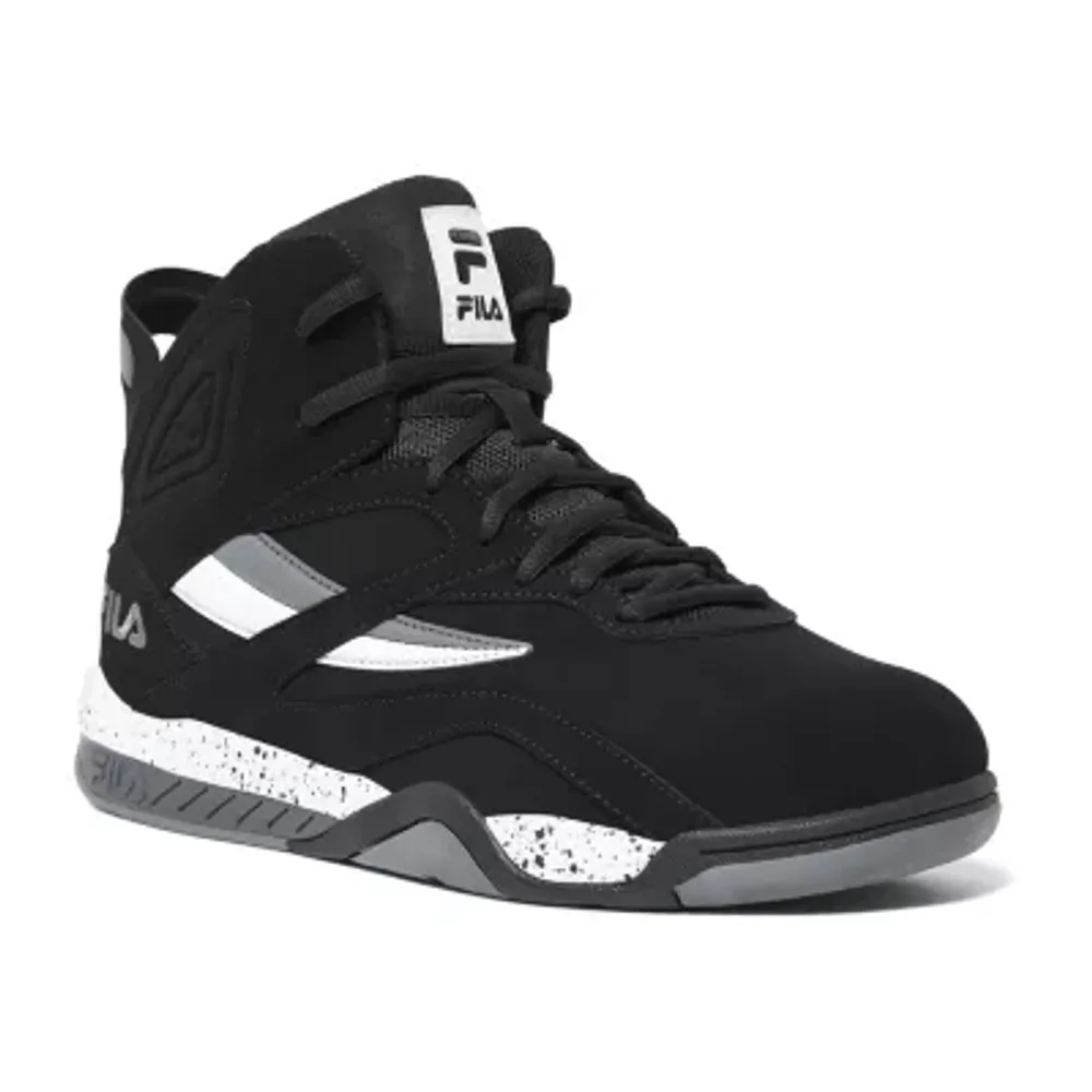 Fila white hot sale basketball shoes