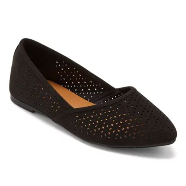 Jcpenney black hot sale flat shoes