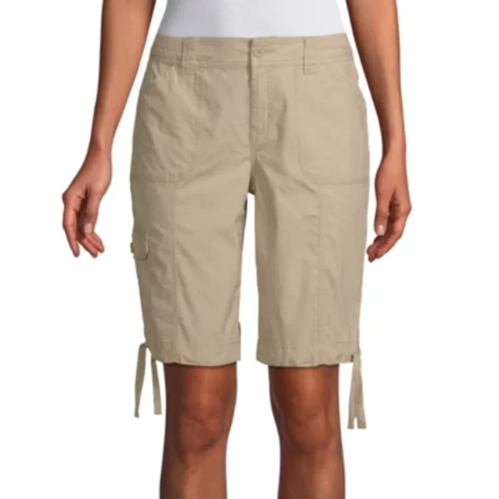 St john's bay womens sales cargo shorts