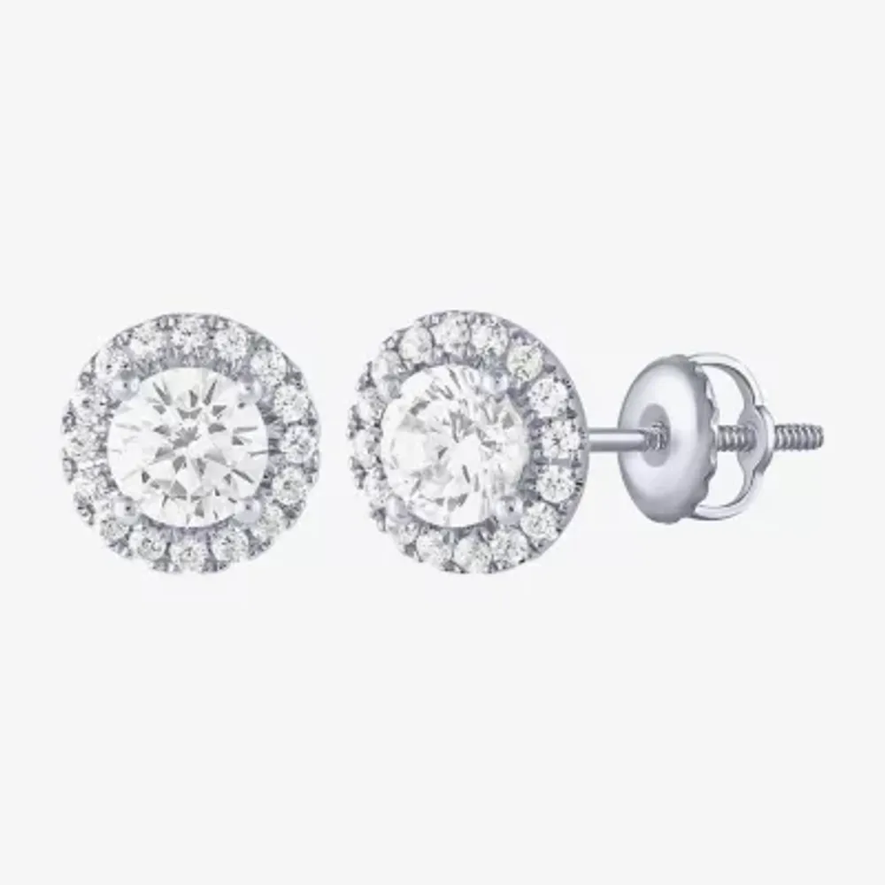 Jcpenney white gold on sale earrings