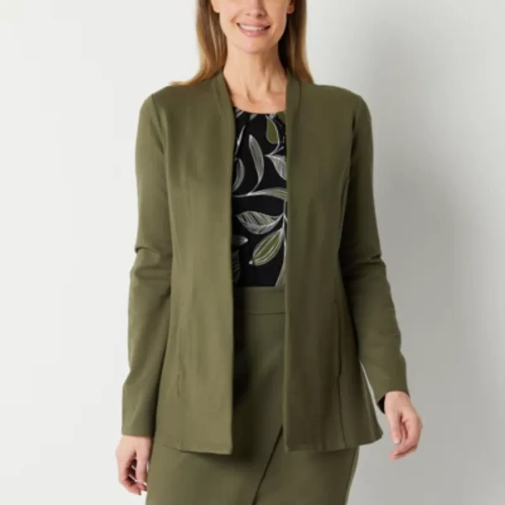 Liz Claiborne Ponte Womens Classic Fit Blazer Pueblo Mall
