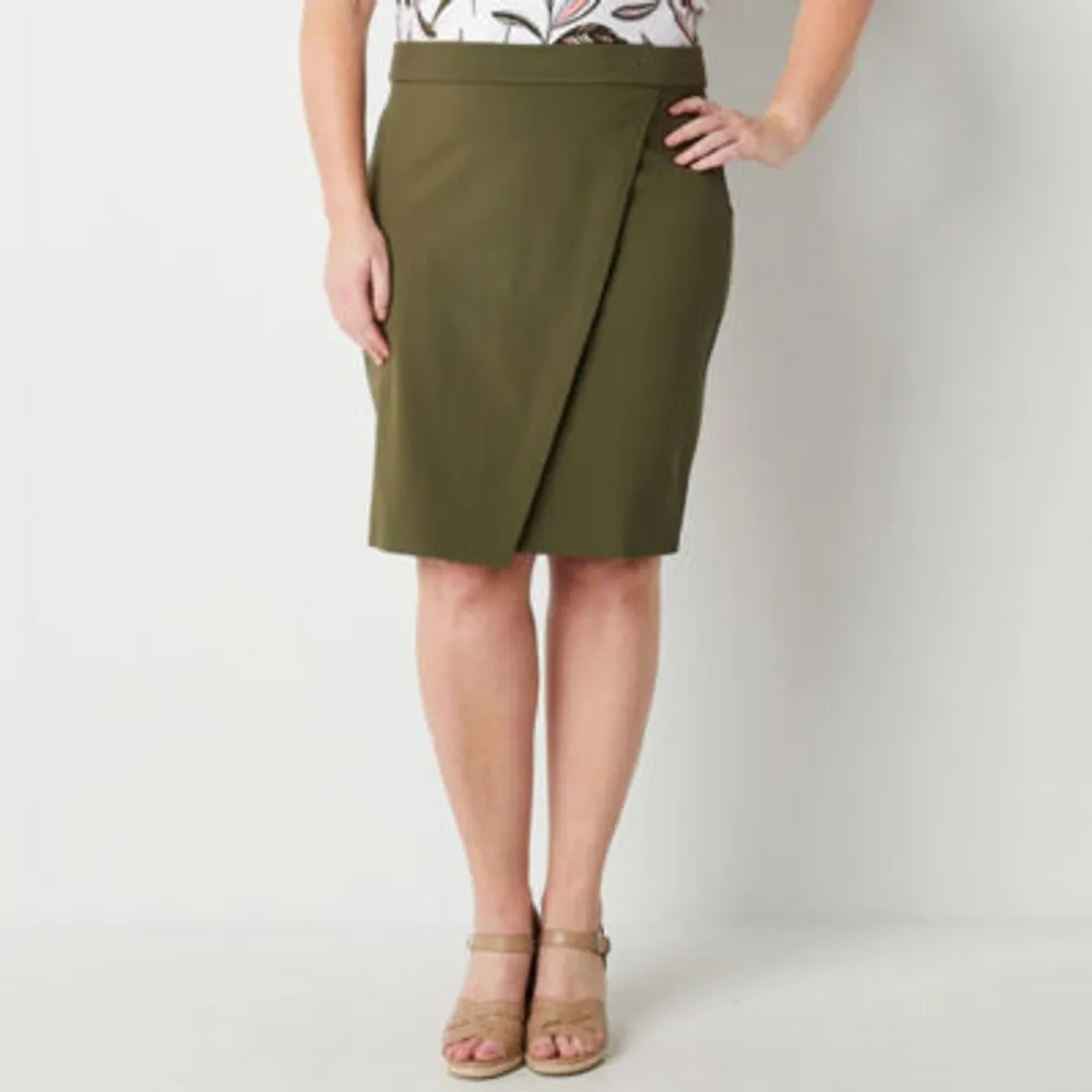 Green shop skirt jcpenney