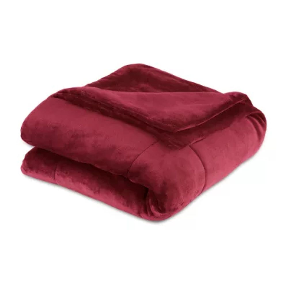 Jcpenney velour 2024 blankets