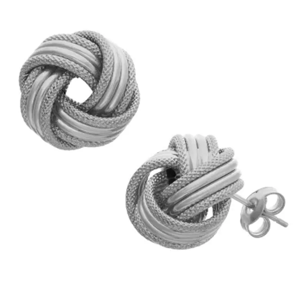 Jcpenney white gold on sale earrings