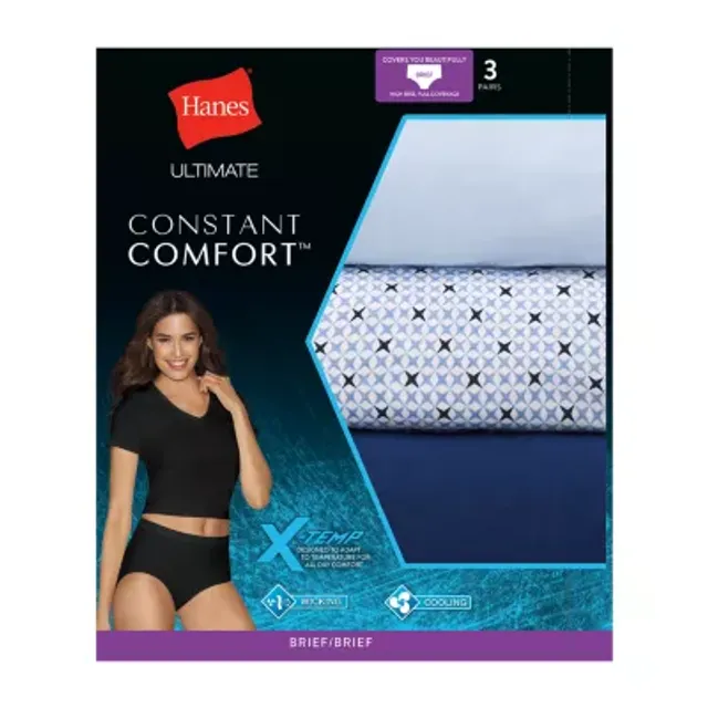 Hanes Ultimate Constant Comfort X Temp 3 Pack Seamless Cooling