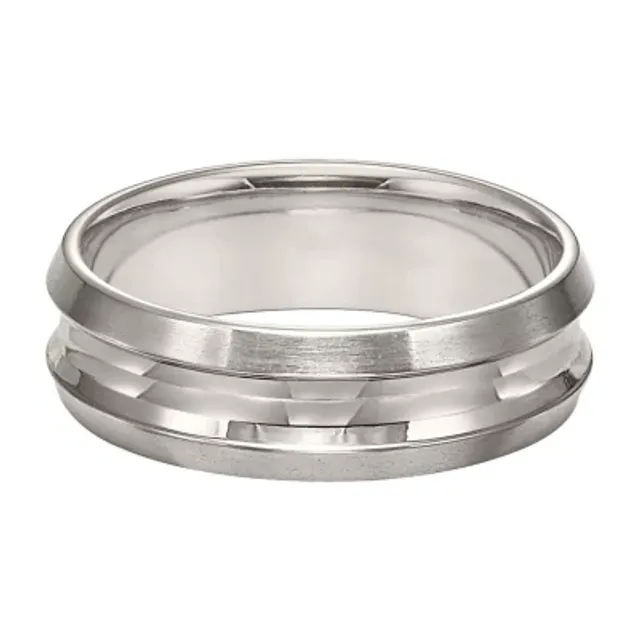 Jcpenney mens titanium hot sale wedding bands