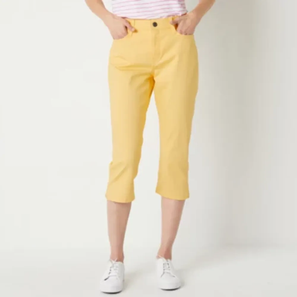 Jcpenney womens hot sale plus capris