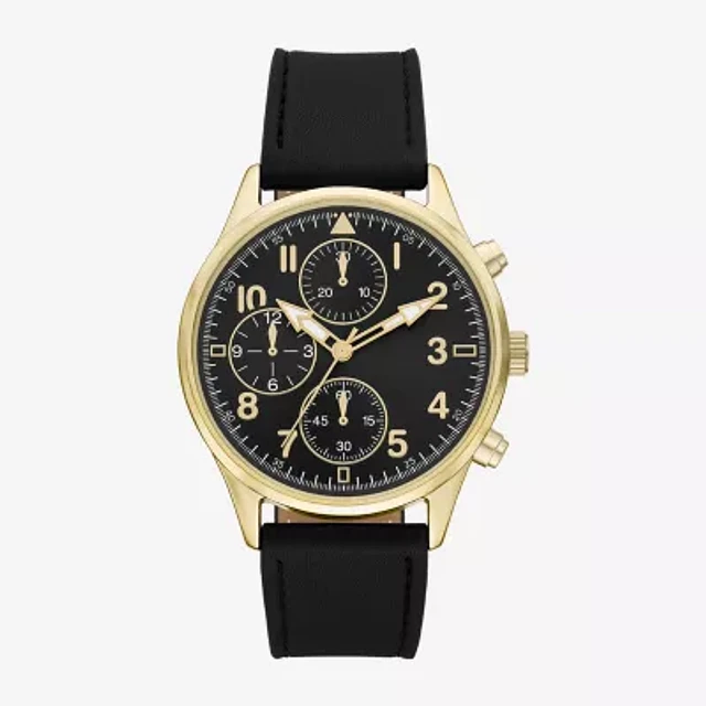 FASHION WATCHES Mens Black Strap Watch Fmdjo123 | MainPlace Mall