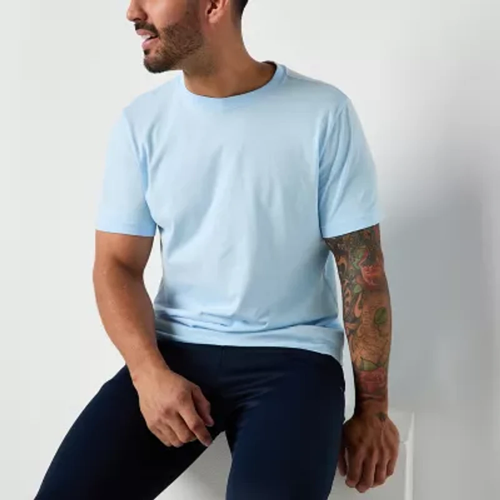 Xersion Xtreme Cotton Mens Crew Neck Short Sleeve T-Shirt at