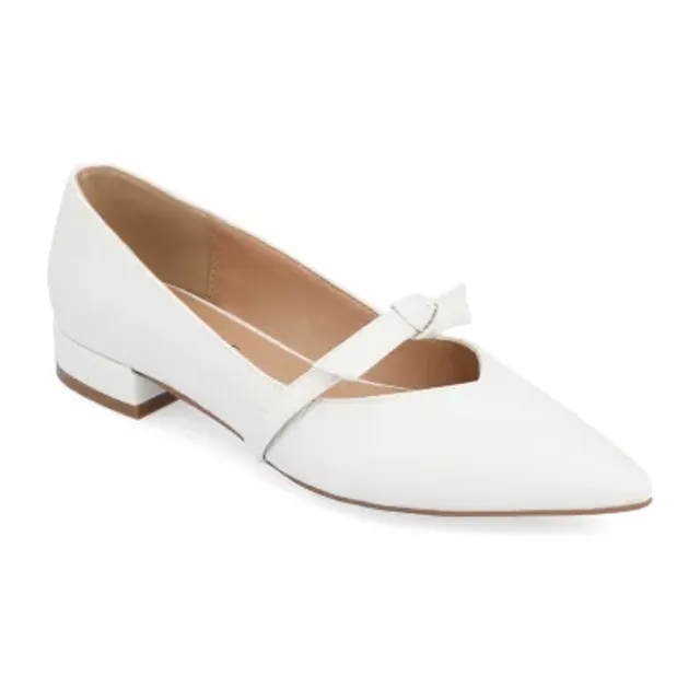 Jcpenney white 2025 flat shoes