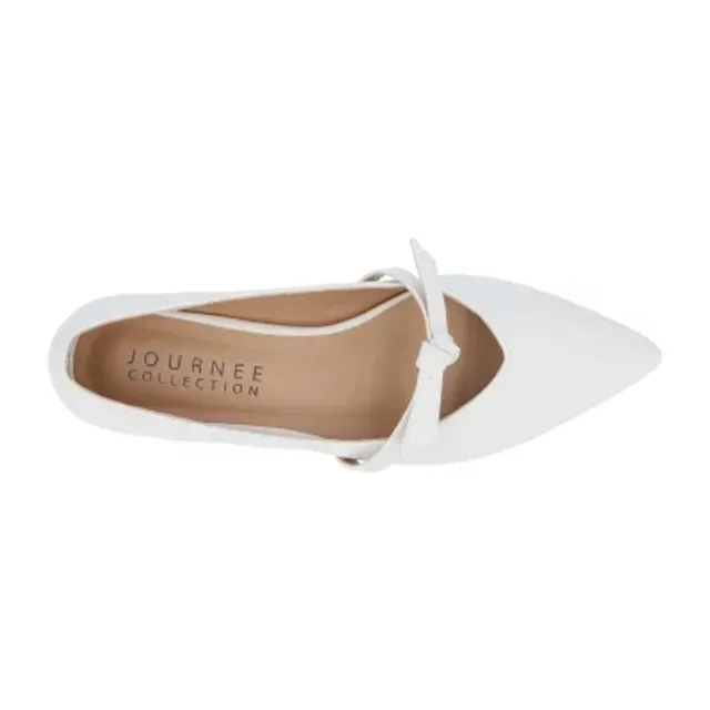 Jcpenney white 2025 flat shoes