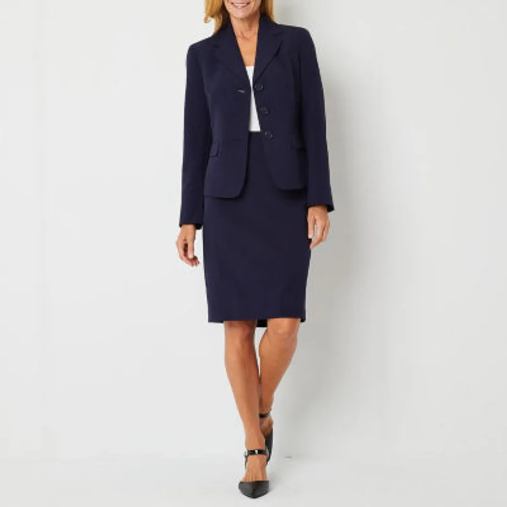 Navy blue outlet skirt jcpenney