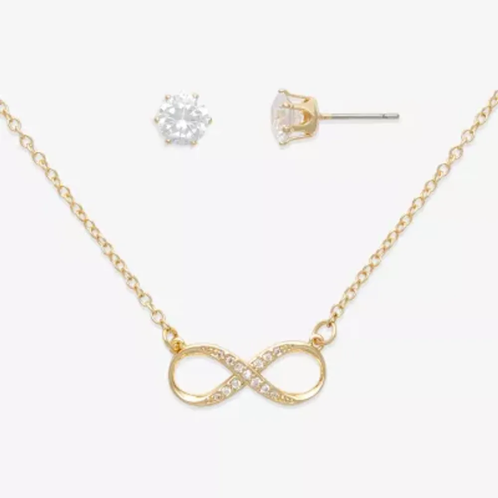 Infinity jewelry clearance set gold