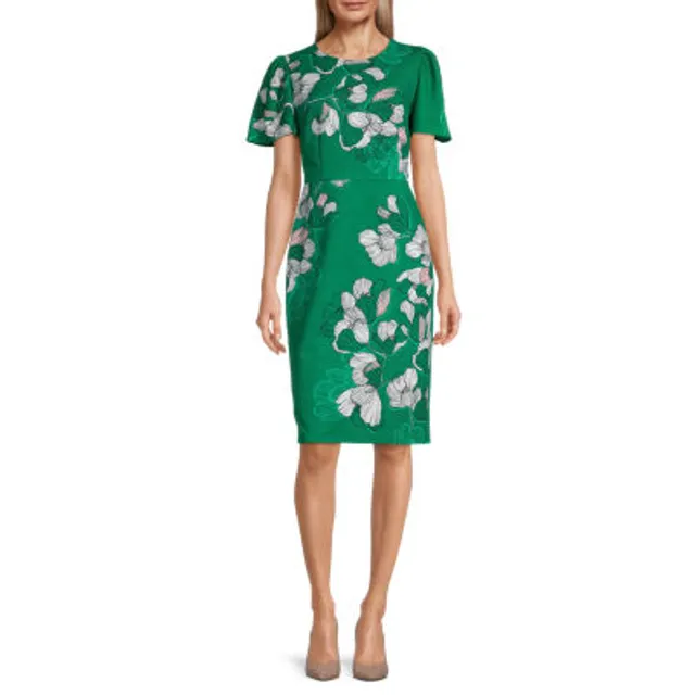 Liz claiborne flutter clearance sleeve sheath dress