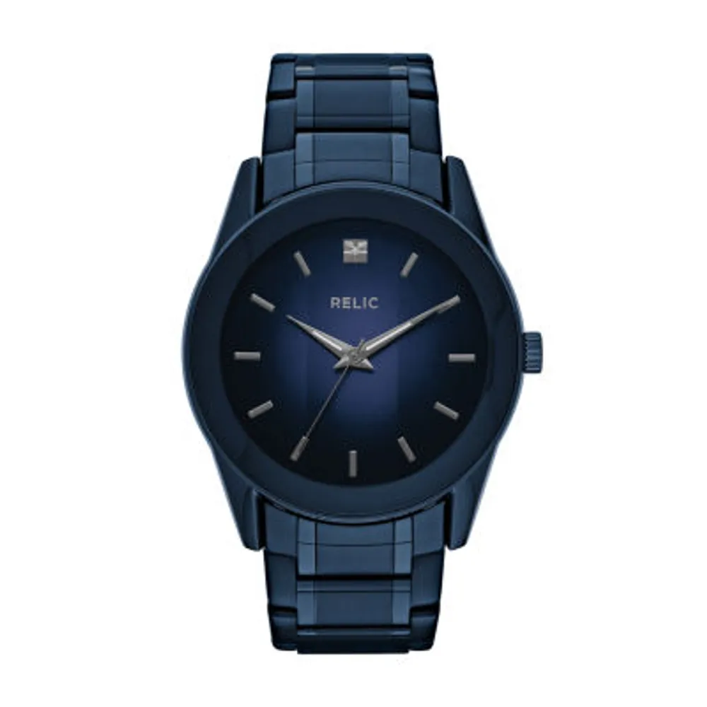 Fossil men's black diamond dress clearance watch