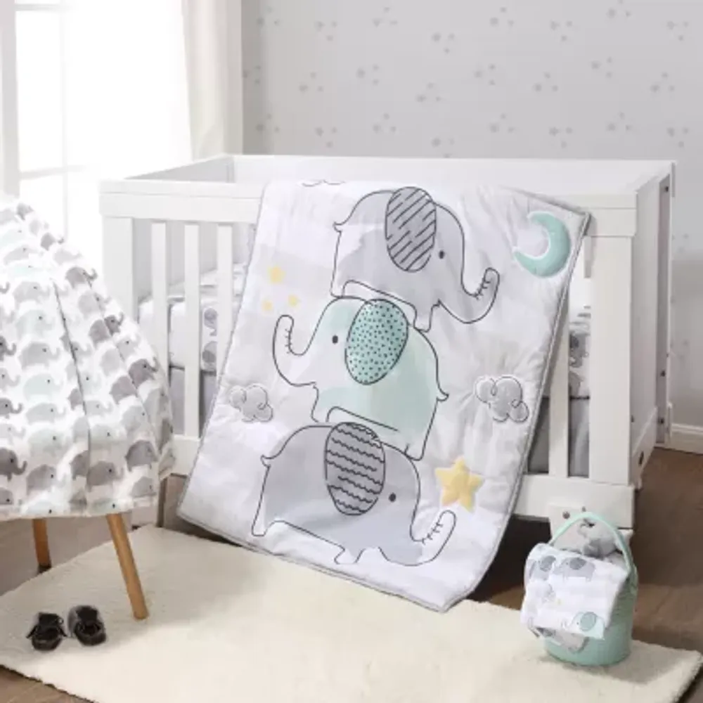 Teal and hotsell gray baby bedding