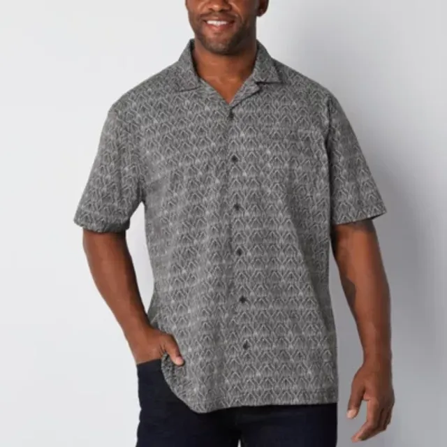 Jcpenney big and tall 2025 short sleeve dress shirts